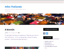 Tablet Screenshot of infos-thailande.com